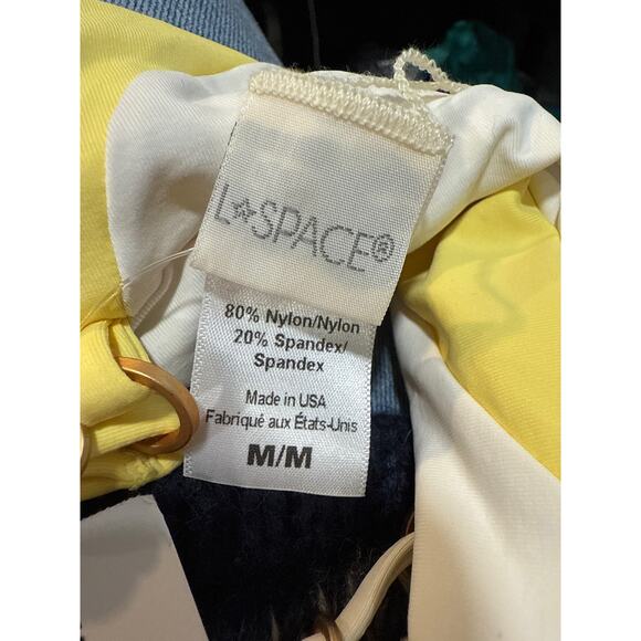 L*Space Yellow Ari Color Block Ari Top Sz M NWT - Picture 6 of 13